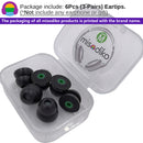 misodiko MD266 Double Flange Memory Foam Eartips Replacement for Shure SE215 SE315 SE535 SE425 SE846 SE110 SE112/ Etymotic ER2 ER3 ER4 XR/ SE/ SR