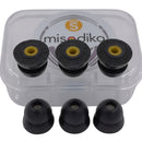 misodiko MD266 Double Flange Memory Foam Eartips Replacement for Shure SE215 SE315 SE535 SE425 SE846 SE110 SE112/ Etymotic ER2 ER3 ER4 XR/ SE/ SR