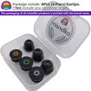 misodiko MD266 Double Flange Memory Foam Eartips Replacement for Shure SE215 SE315 SE535 SE425 SE846 SE110 SE112/ Etymotic ER2 ER3 ER4 XR/ SE/ SR