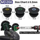 misodiko MD266 Double Flange Memory Foam Eartips Replacement for Shure SE215 SE315 SE535 SE425 SE846 SE110 SE112/ Etymotic ER2 ER3 ER4 XR/ SE/ SR