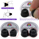 misodiko MD266 Double Flange Memory Foam Eartips Replacement for Shure SE215 SE315 SE535 SE425 SE846 SE110 SE112/ Etymotic ER2 ER3 ER4 XR/ SE/ SR