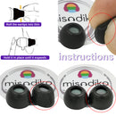 misodiko TWS-Pro2 Memory Foam Eartips Replacement for Beats Fit Pro/ Studio Buds, Samsung Galaxy Buds 3/ Buds2/ Plus, Jabra Elite & Evolve/ Active 65t & 75t & Sport, Soundcore Liberty/ Air 2 & 3 Pro/ Neo/ Life P2 P3, Creative Outlier Air, FIIL T1