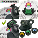 misodiko TWS-Pro2 Memory Foam Eartips Replacement for Beats Fit Pro/ Studio Buds, Samsung Galaxy Buds 3/ Buds2/ Plus, Jabra Elite & Evolve/ Active 65t & 75t & Sport, Soundcore Liberty/ Air 2 & 3 Pro/ Neo/ Life P2 P3, Creative Outlier Air, FIIL T1