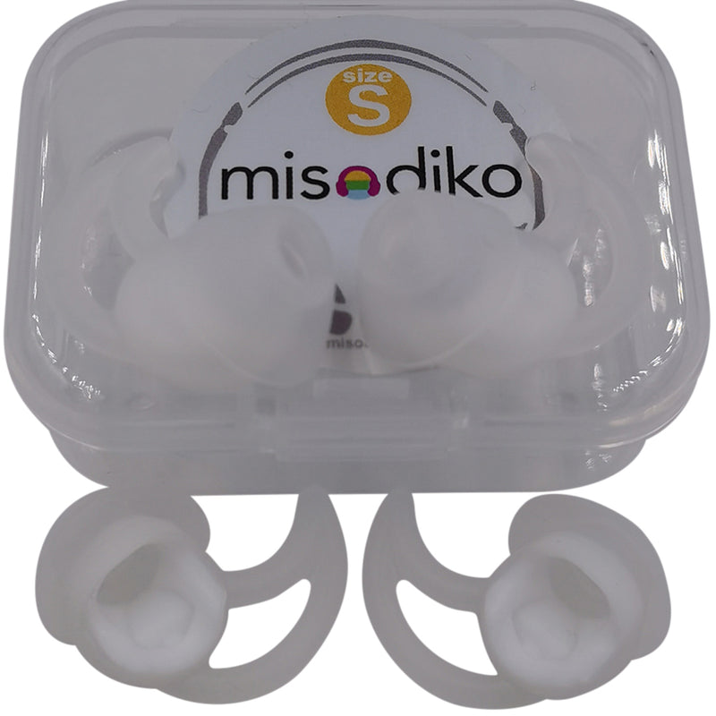 misodiko Silicone Earbuds Tips Replacement for Bose SoundSport Wireless/ Free, QuietControl 30, QuietComfort 20 (Clear, 2-Pairs)