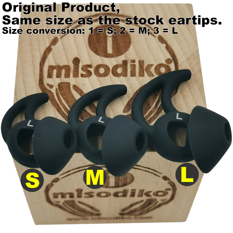 misodiko Silicone Eartips Ear Wings Replacement for Bose QuietComfort Earbuds & Sport Earbuds True Wireless Earphones