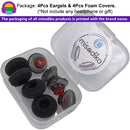 misodiko Eargels Ear Tips Compatible with Plantronics (Poly) Voyager 5200 UC / 5210/ 5220, Voyager Legend, Voyager Pro UC Bluetooth Headsets