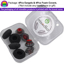 misodiko Eargels Ear Tips Compatible with Plantronics (Poly) Voyager 5200 UC / 5210/ 5220, Voyager Legend, Voyager Pro UC Bluetooth Headsets