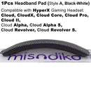 misodiko Headband Pad Replacement for HyperX Cloud, Cloud 2 II, Cloud Core, Cloud Alpha, Cloud Revolver S Gaming Headset