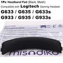 misodiko Headband Pad Compatible with Logitech G633 G933 G635 G935 G633s G933s Gaming Headset
