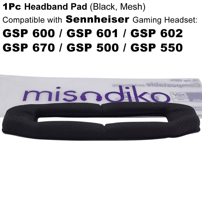 misodiko Headband Pad Replacement for Sennheiser GSP 670/ 600/ 601/ 602/ 500/ 550 Gaming Headset