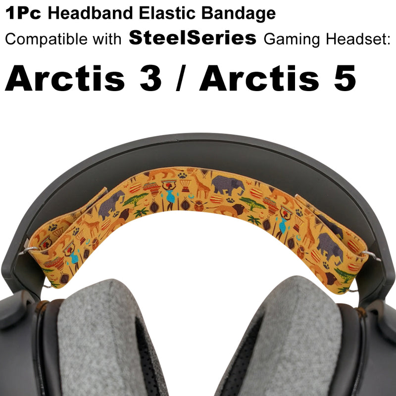 misodiko Headband Elastic Bandage Replacement for SteelSeries Arctis 5, Arctis 3 Gaming Headset
