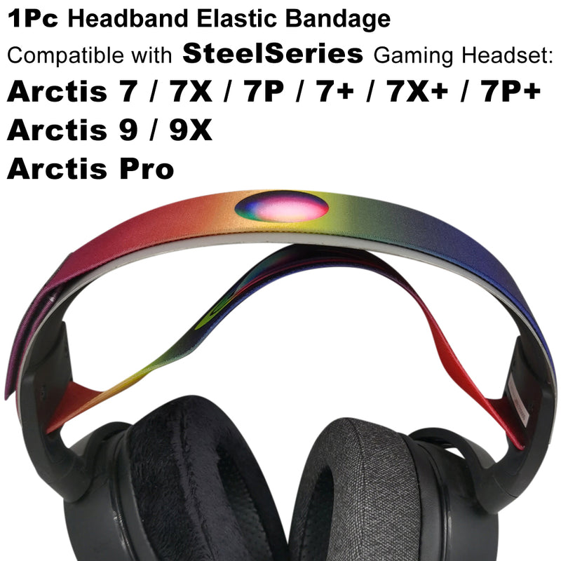 misodiko Headband Elastic Bandage Replacement for SteelSeries Arctis Pro / 7X / 7P / 7+ / 9 / 9X Gaming Headset