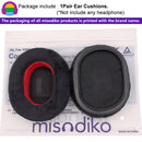 misodiko Upgraded Ear Pads Cushions Replacement for Sony MDR 7506/ V6/ CD900ST/ M1ST, WH-CH710N/ CH700N, Razer Barracuda X Headphones (Velour)