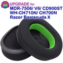 misodiko Upgraded Ear Pads Cushions Replacement for Sony MDR 7506/ V6/ CD900ST/ M1ST, WH-CH710N/ CH700N, Razer Barracuda X Headphones (Mesh)