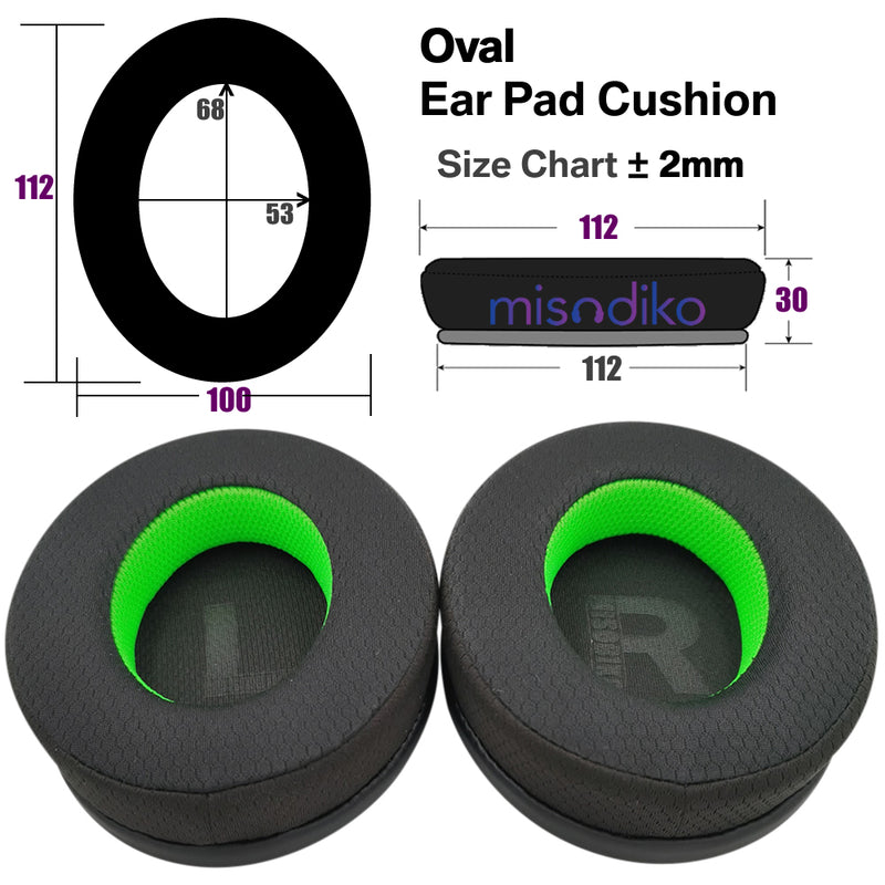 misodiko Upgraded Ear Pads Cushions Replacement for Philips SHP9500 Over-Ear Headphones (Mesh)