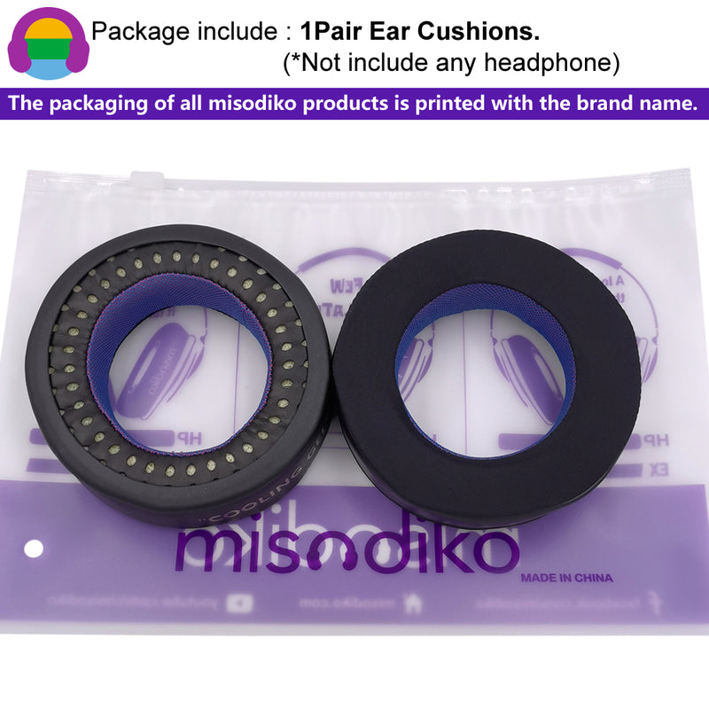 misodiko Upgraded Ear Pads Cushions Replacement for Beyerdynamic DT 770 / 880 / 990 / 1770 / 1990 Pro Headphones (Cooling Gel)