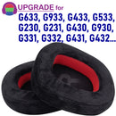 misodiko Upgraded Ear Pads Cushions Replacement for Logitech G633 G933 G230 G231 G331 G332 G430 G431 G432 G930 Gaming Headset (Velour)