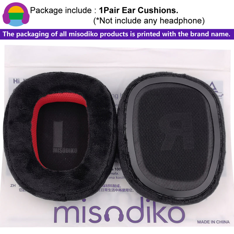 misodiko Upgraded Ear Pads Cushions Replacement for Logitech G633 G933 G230 G231 G331 G332 G430 G431 G432 G930 Gaming Headset (Velour)