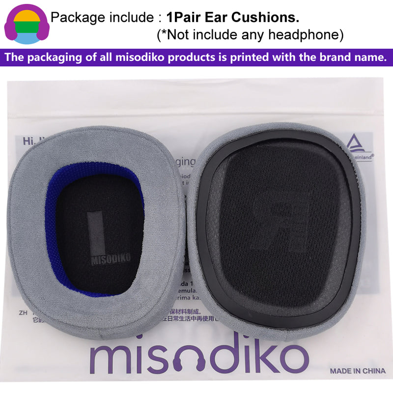 misodiko Upgraded Ear Pads Cushions Replacement for Logitech G633 G933