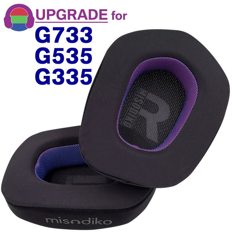 [ on sale in June ] misodiko Upgraded Earpads Replacement for Logitech G733 / G535 / G335 Gaming Headset (Cooling Gel)