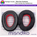 misodiko Upgraded Ear Pads Cushions Replacement for Sennheiser GSP 370/ 350/ 300/ 301/ 302/ 303 Gaming Headset (Velour)