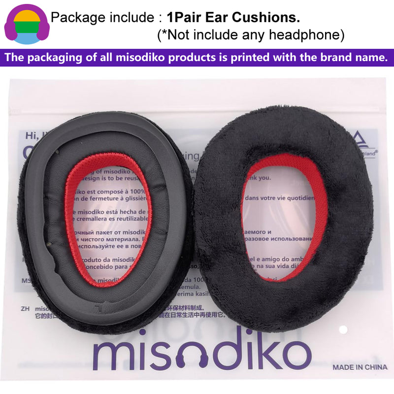 misodiko Upgraded Ear Pads Cushions Replacement for Sennheiser GSP 370/ 350/ 300/ 301/ 302/ 303 Gaming Headset (Velour)