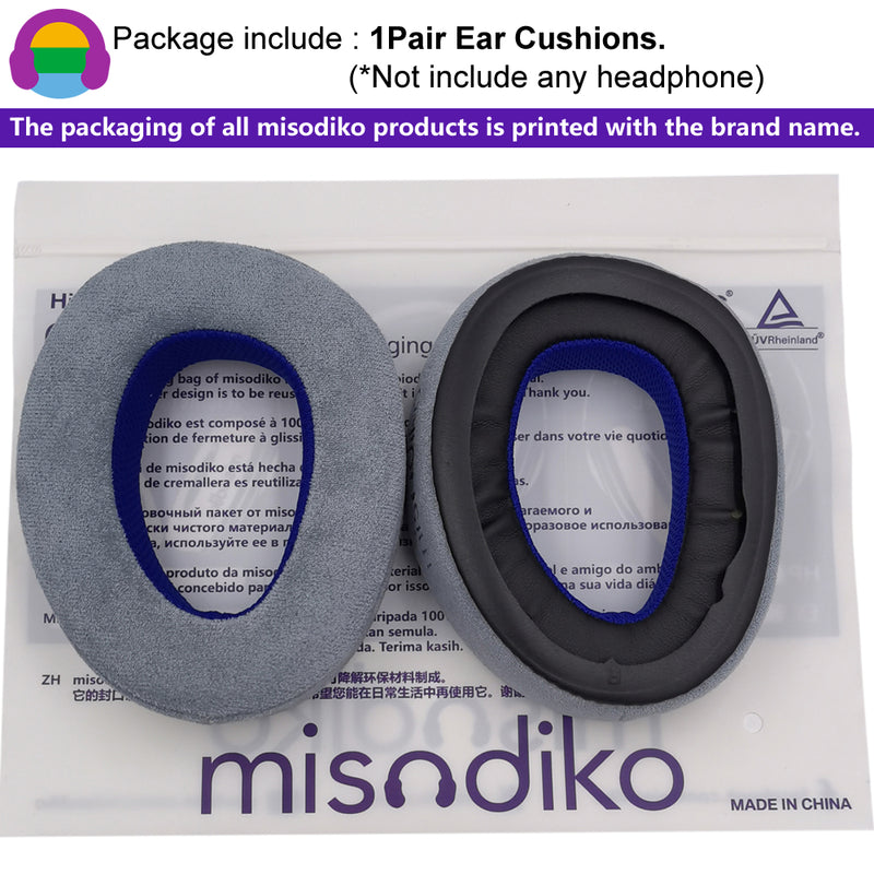 misodiko Upgraded Ear Pads Cushions Replacement for Sennheiser GSP 370/ 350/ 300/ 301/ 302/ 303 Gaming Headset (Fabric)