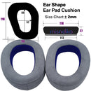 misodiko Upgraded Ear Pads Cushions Replacement for Sennheiser GSP 670/ 600/ 601/ 602/ 500/ 550, EPOS H6 Pro Gaming Headset (Fabric)