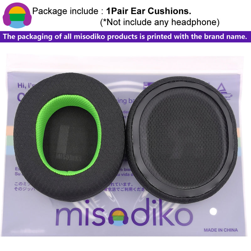 misodiko Upgraded Ear Pads Cushions Replacement for SteelSeries Arctis 1, 3, 5, 7, 9, Pro & Prime Gaming Headset (Mesh)