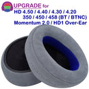 misodiko Upgraded Earpads Replacement for Sennheiser HD 4.50BTNC/ 4.40BT/ 450BT/ 400S/ 350BT/ 300, Momentum 2.0 Over-Ear Headphones (Fabric)
