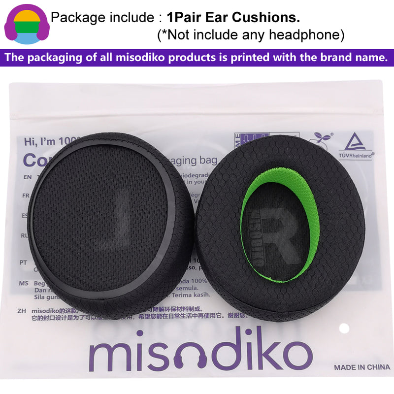misodiko Upgraded Earpads Replacement for Sennheiser HD 4.50BTNC/ 4.40BT/ 450BT/ 400S/ 350BT/ 300, Momentum 2.0 Over-Ear Headphones (Mesh)