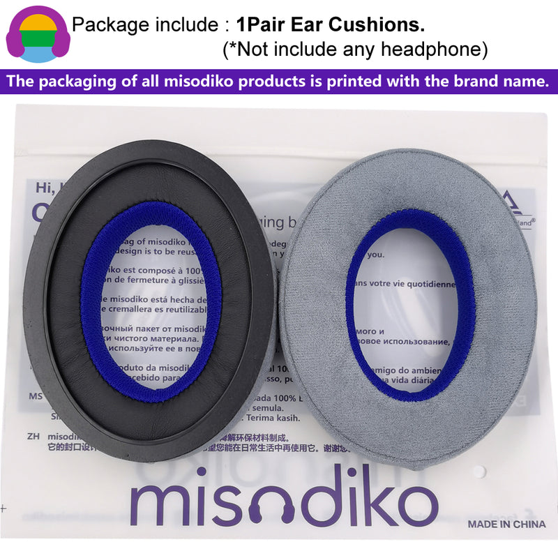misodiko Upgraded Ear Pads Cushions Replacement for Sennheiser PC37X, PC38X, HD599, HD598, HD595, HD559 , HD569, HD579, HD558, HD555, HD515, HD518, Game One, Game Zero Headphones (Fabric)