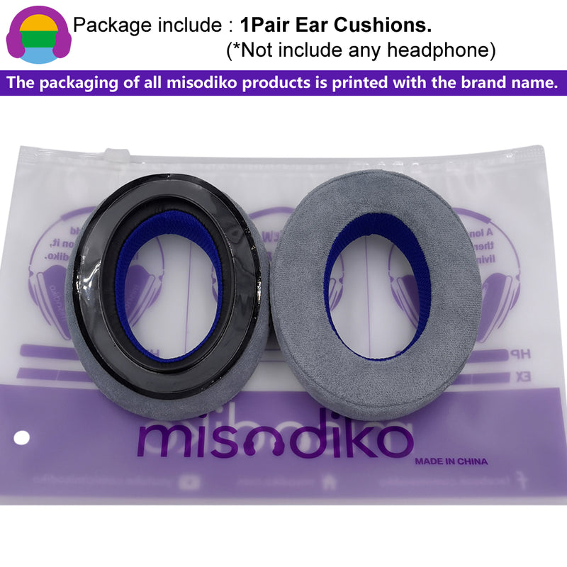 misodiko Upgraded Ear Pads Cushions Replacement for Sennheiser HD600, HD650, HD660S, HD6XX, HD580, HD58X, HD565, HD545 Headphones Headphones (Fabric)