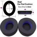 misodiko [Upgraded Comfy] Universal Oval Ear Pads Cushions for Over-Ear Headphones (Cooling Gel 2023)