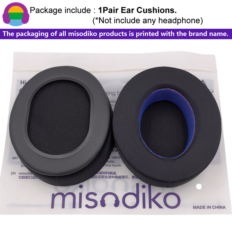 misodiko [Upgraded Comfy] Universal Oval Ear Pads Cushions for Over-Ear Headphones (Cooling Gel 2023)