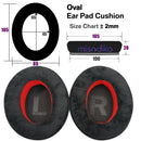 misodiko [Upgraded Comfy] Universal Oval Ear Pads Cushions for Over-Ear Headphones (Velour)