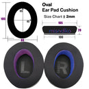 misodiko [Upgraded Comfy] Universal Oval Ear Pads Cushions for Over-Ear Headphones (Cooling Gel)