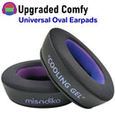misodiko [Upgraded Comfy] Universal Oval Ear Pads Cushions for Over-Ear Headphones (Cooling Gel)