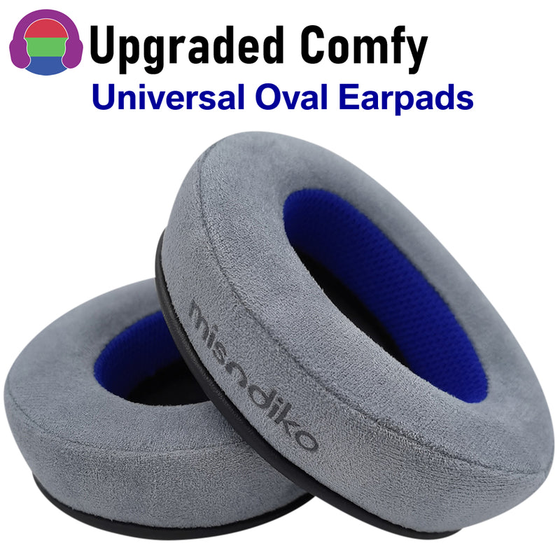 misodiko [Upgraded Comfy] Universal Oval Ear Pads Cushions for Over-Ear Headphones (Fabric)