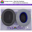 misodiko [Upgraded Comfy] Universal Oval Ear Pads Cushions for Over-Ear Headphones (Fabric)