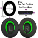 misodiko [Upgraded Comfy] Universal Oval Ear Pads Cushions for Over-Ear Headphones (Mesh)