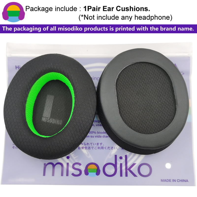misodiko [Upgraded Comfy] Universal Oval Ear Pads Cushions for Over-Ear Headphones (Mesh)