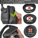 misodiko [Upgraded Comfy] Universal Oval Ear Pads Cushions for Over-Ear Headphones (Velour)