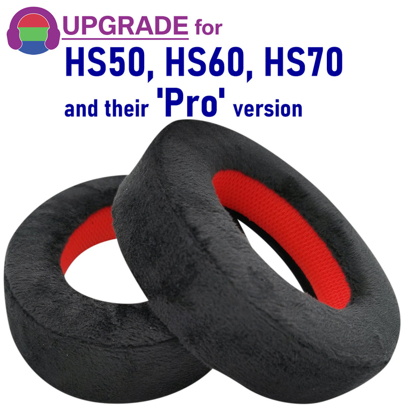 misodiko Upgraded Ear Pads Cushions Replacement for Corsair HS50 HS60 HS70 Pro, HS75 Gaming Headset (Velour)