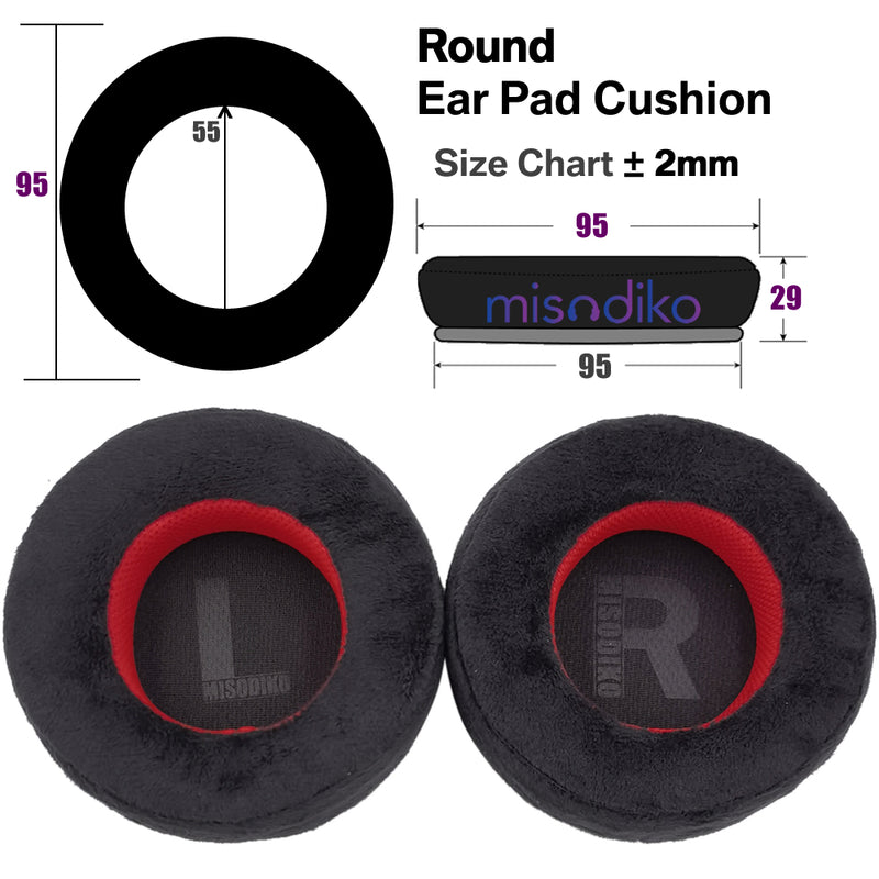 misodiko Upgraded Ear Pads Cushions Replacement for Corsair Virtuoso RGB Wireless SE/ XT Gaming Headset (Velour)