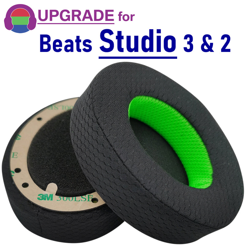 misodiko Upgraded Ear Pads Cushions Replacement for Beats Studio 3 & Studio 2 Wired & Wireless Headphones (Mesh)