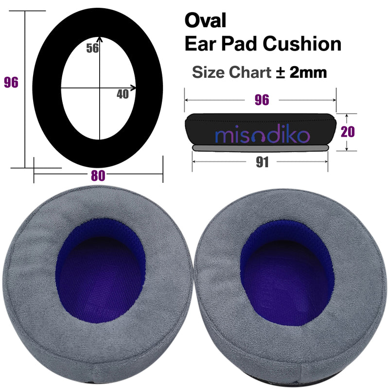 misodiko Upgraded Ear Pads Cushions Replacement for Bose QC45, QC35ii, QC35, QC25, QC2, QC15, AE2 Headphones (Fabric)