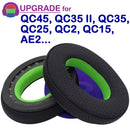 misodiko Upgraded Ear Pads Cushions Replacement for Bose QC45, QC35ii, QC35, QC25, QC2, QC15, AE2 Headphones (Mesh)