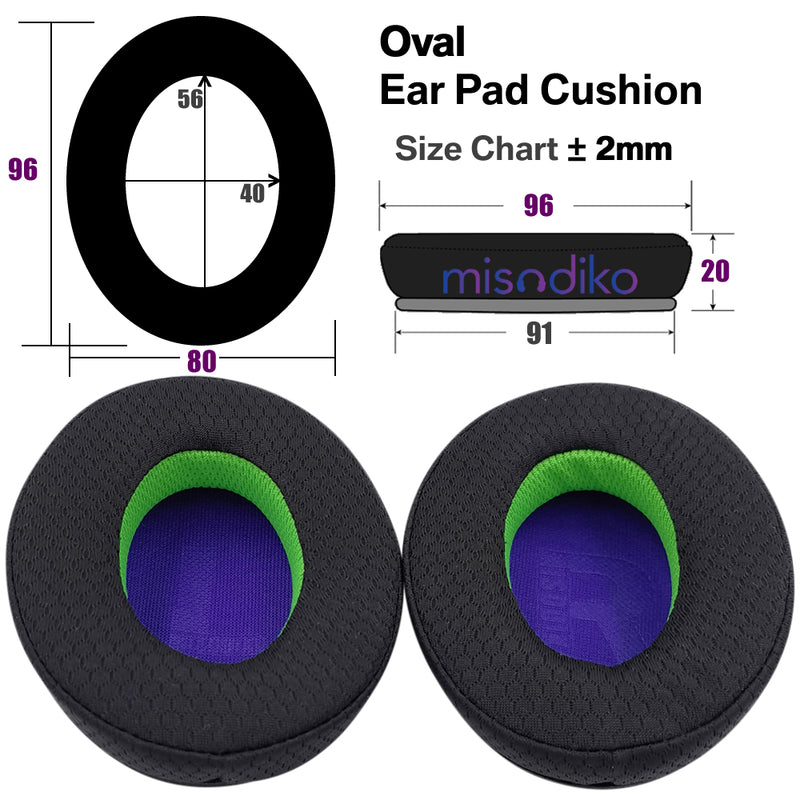 misodiko Upgraded Ear Pads Cushions Replacement for Bose QC45, QC35ii, QC35, QC25, QC2, QC15, AE2 Headphones (Mesh)