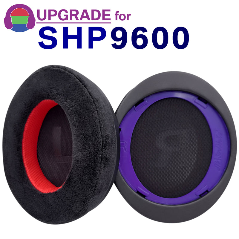 misodiko Upgraded Earpads Replacement for Philips SHP9600 Headphones (Velour)